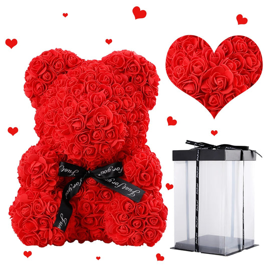 Valentine Day Flower Floral Foam Rose Teddy Bear Birthday Wedding Romantic Gifts