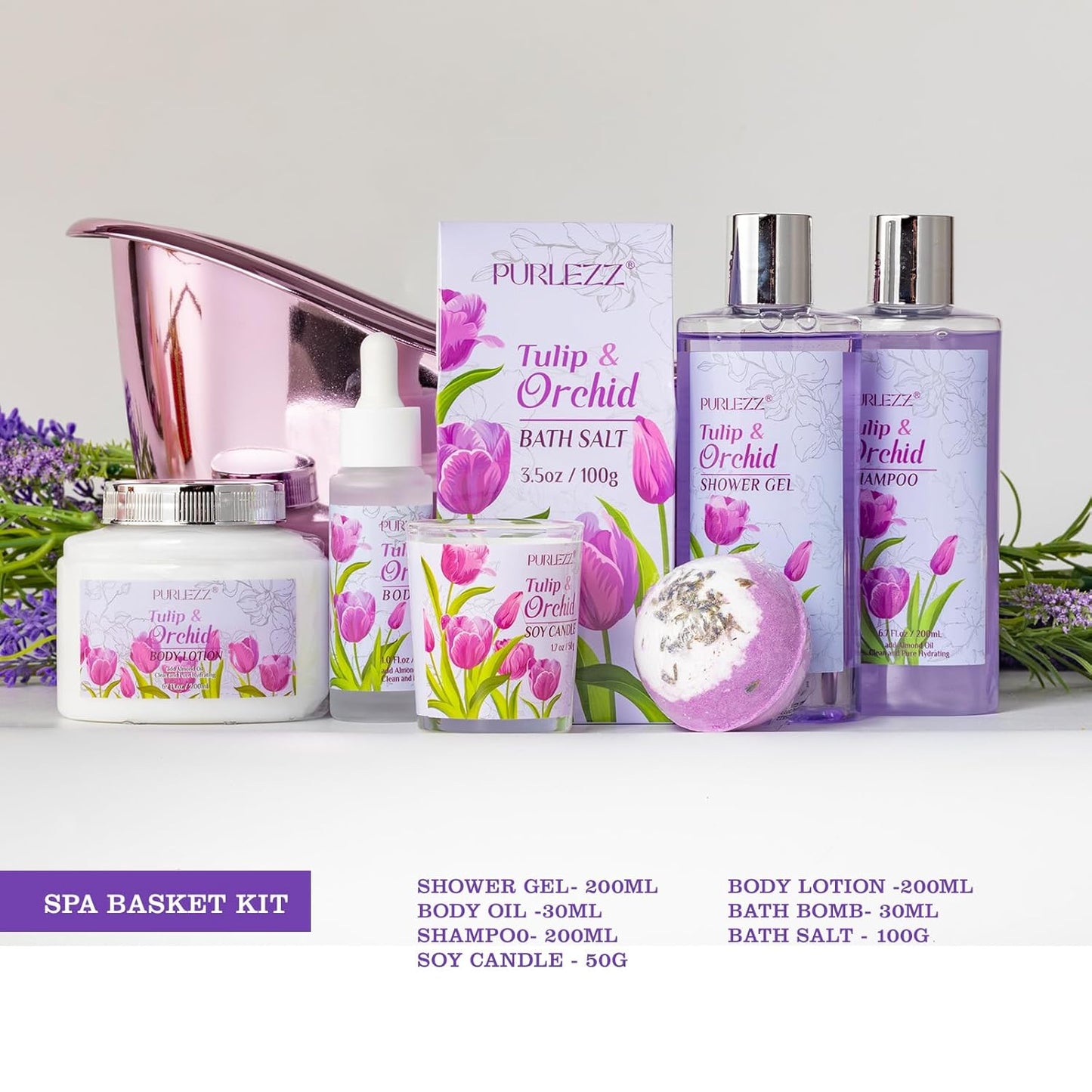 Tulip & Orchid Fragrance Spa Set