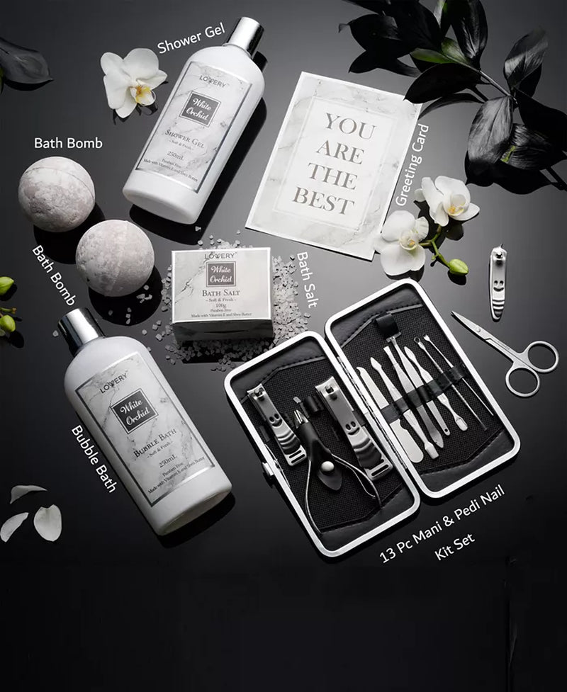 White Orchid Self Care Gift Set