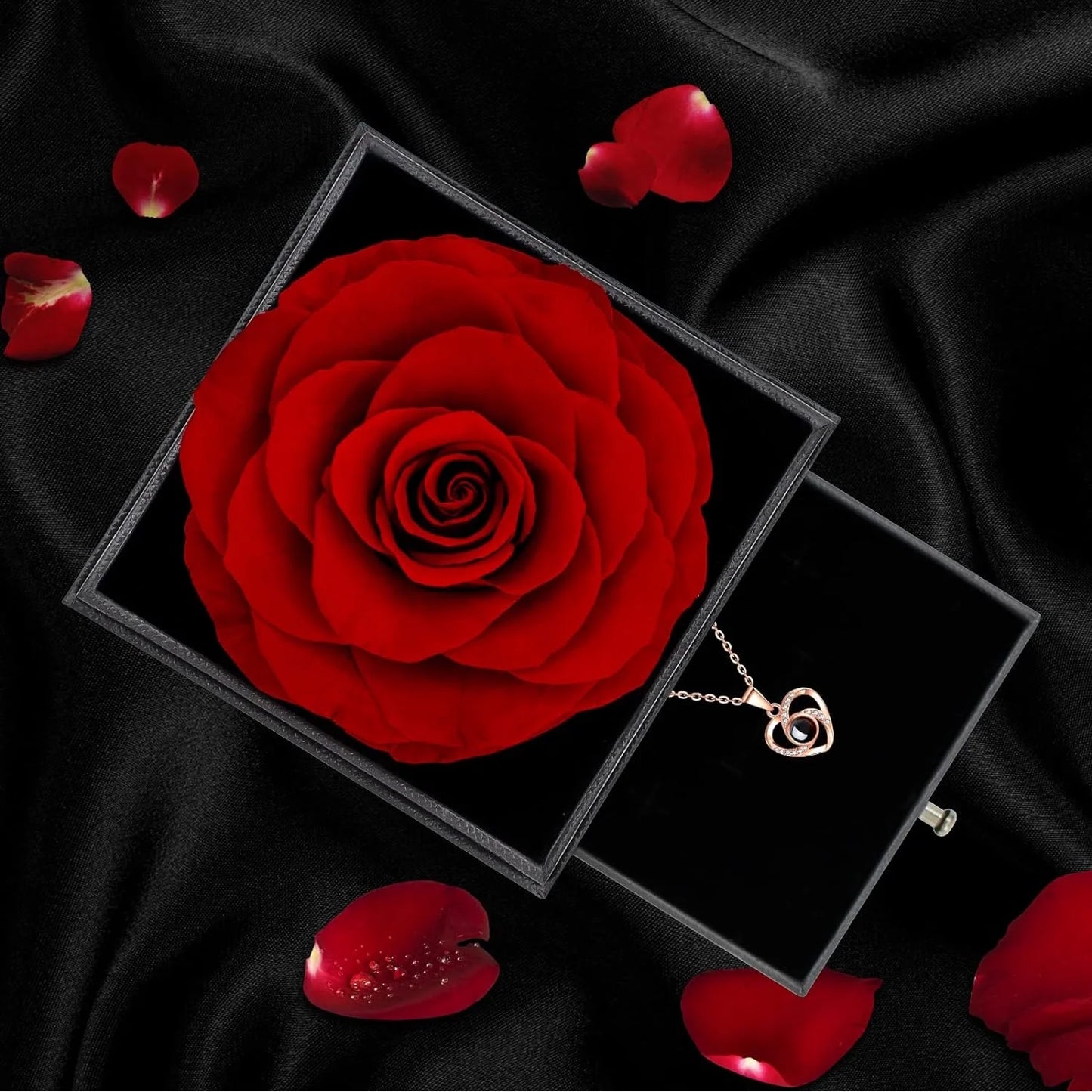 Eternal Rose I Love You Necklace