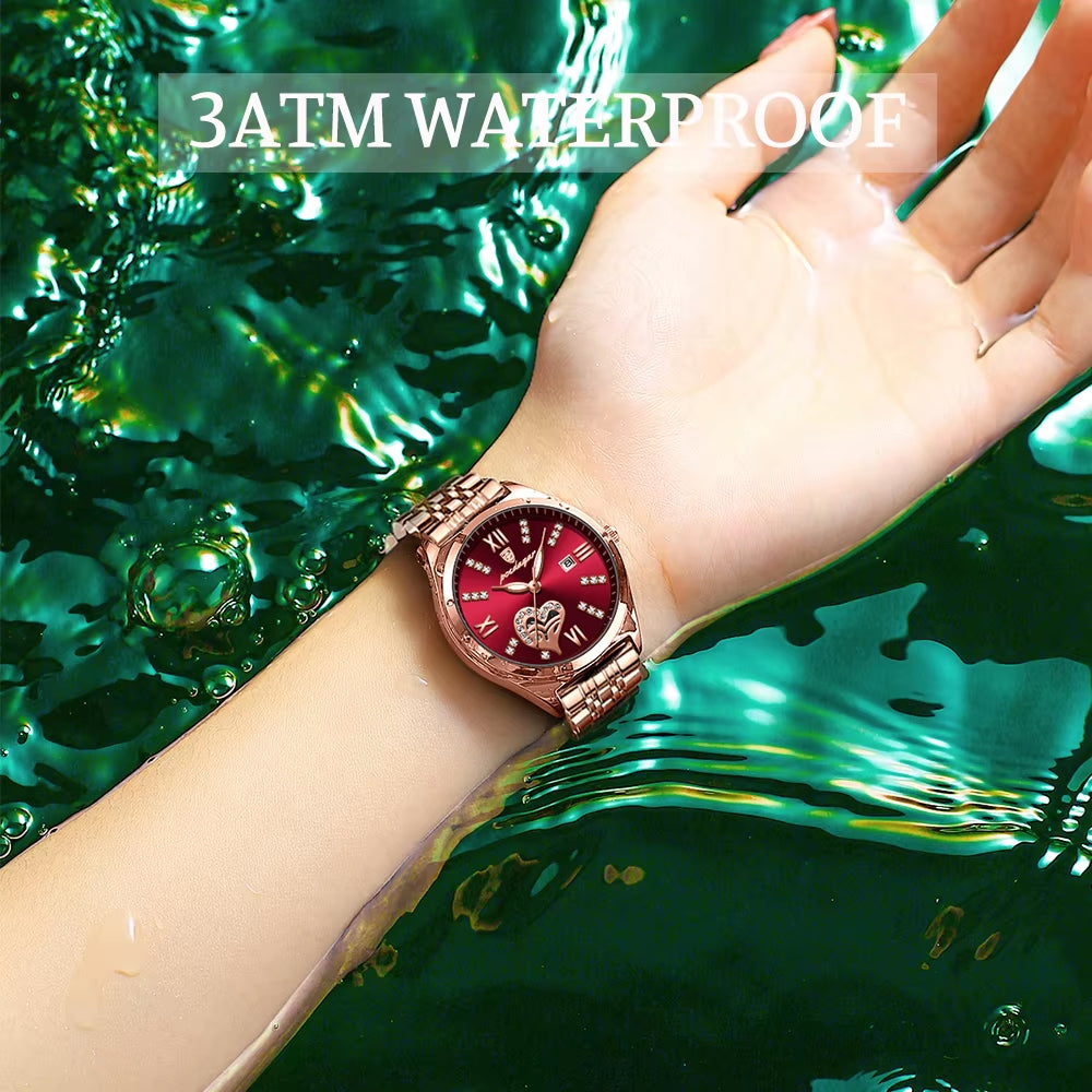 Rose Gold Stainless Stain Steel Women's Watch