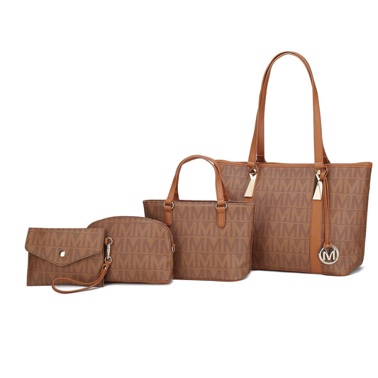 Tote Bag - 4 Pcs Set - Tan