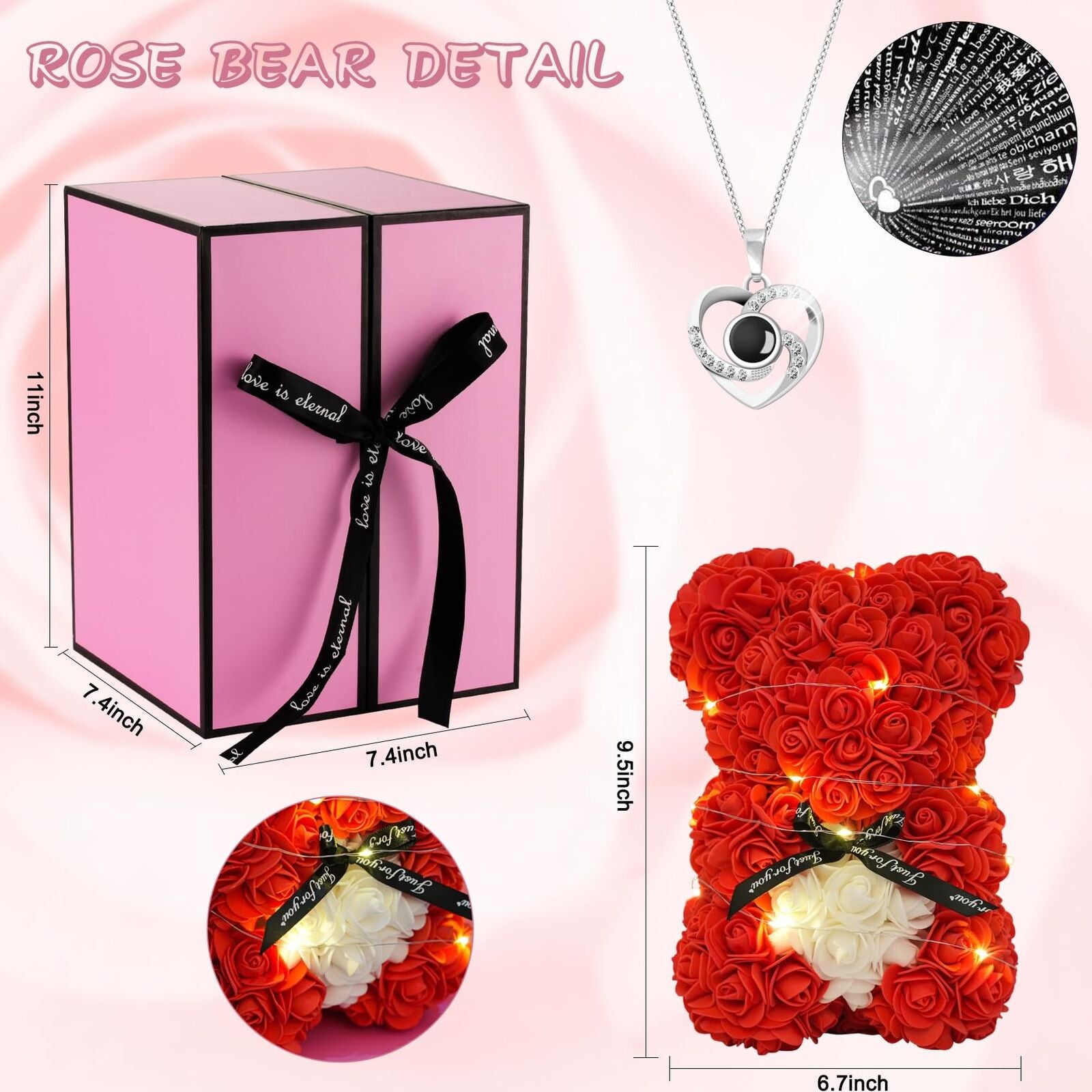 Rose Bear Gift Set