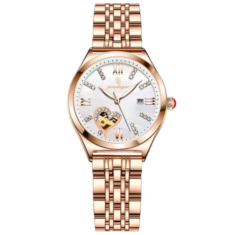 Rose Gold Stainless Stain Steel Women's Watch