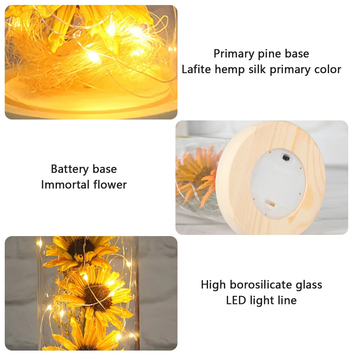 Romantic Sunflower Lamp 