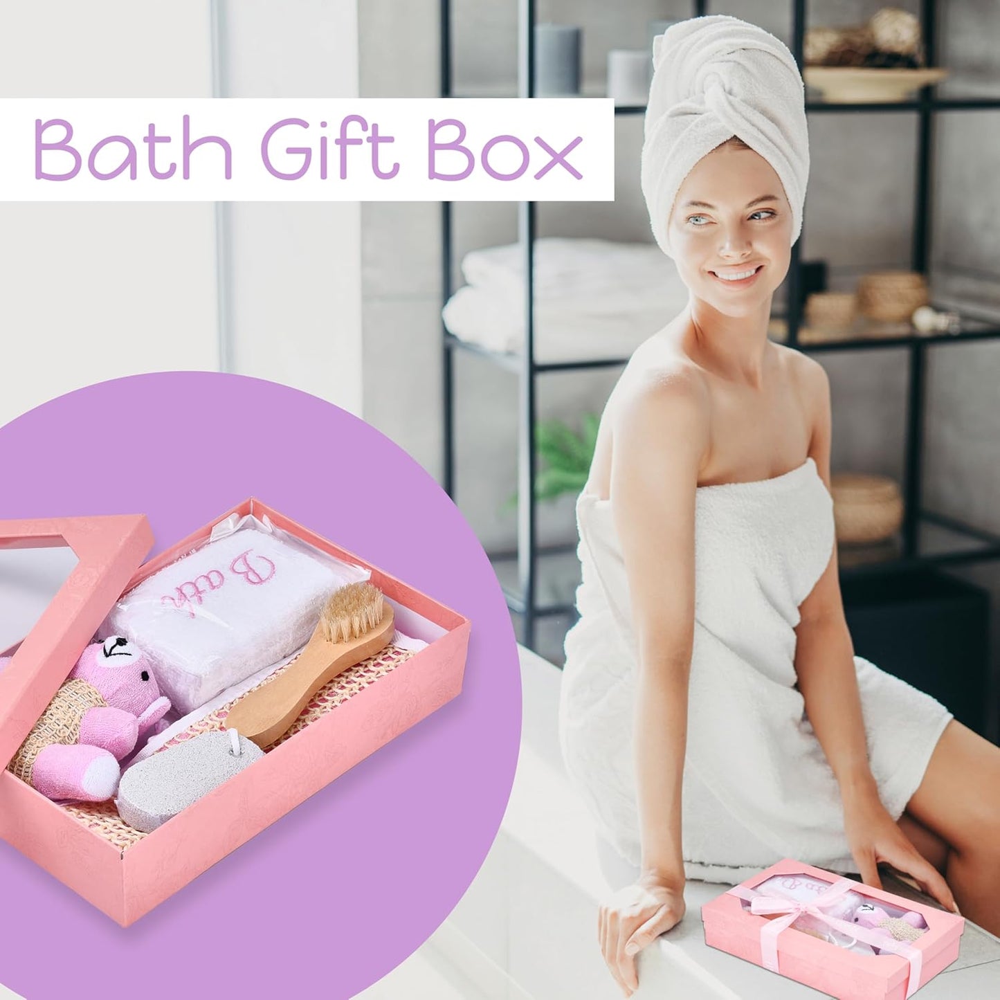 Lavender Shower Gift Set