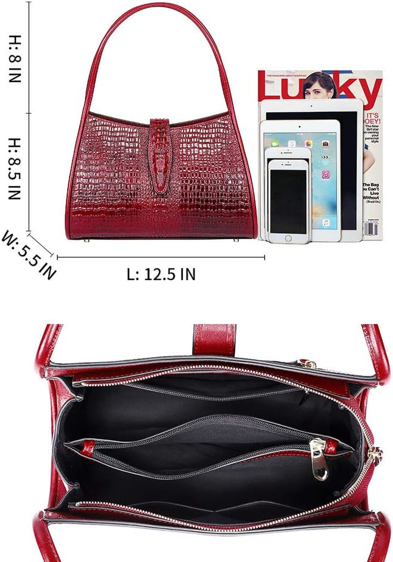 Designer Crocodile Handbag